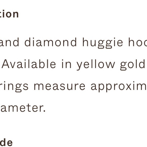 Sydney Evans Diamond 14k Yellow gold Diamond Huggies hoops $1320 - Picture 6 of 6